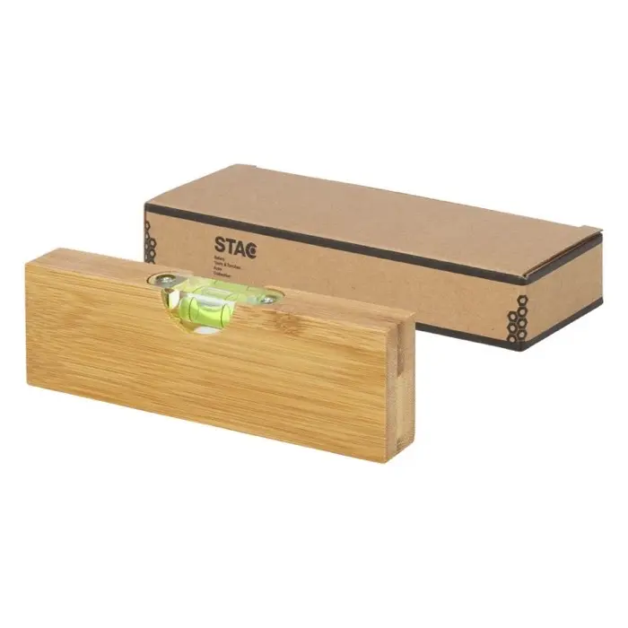 Nivel de burbuja en bambú con abrebotellas Acero al carbono, Madera de bambú - Vopu miniatura 4