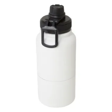 Bidón deportivocon aislamiento de acero inoxidable  de 840 ml con certificación RCS Acero inoxidable reciclado certificado RCS, Polipropileno reciclado - Jahu