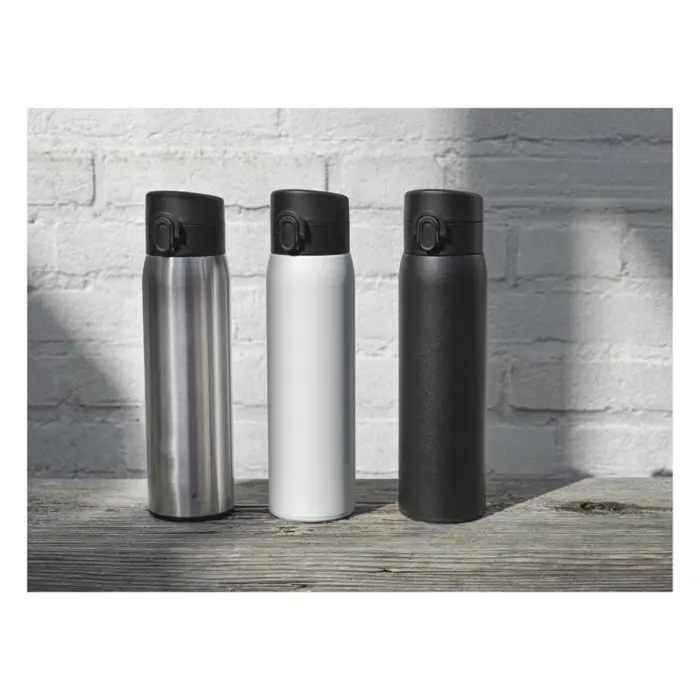 Termo con aislamiento de acero inoxidable reciclado de 450 ml con certificación RCS Acero inoxidable reciclado, Polipropileno reciclado - Sewu miniatura 2