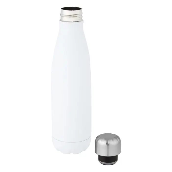 Bidón con aislamiento de acero inoxidable reciclado de 500 ml con certificación RCS Acero inoxidable reciclado, Polipropileno reciclado - Ruqi miniatura 5