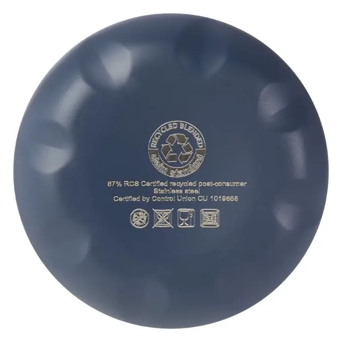 Bidón con aislamiento de acero inoxidable reciclado de 500 ml con certificación RCS Acero inoxidable reciclado, Polipropileno reciclado - Ruqi miniatura 3