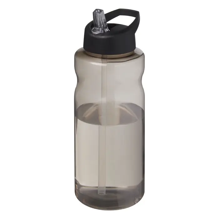 Bidón deportivo con tapa con boquilla de 1 litro Plástico PCR, Plástico PP Plástico SAN Plástico PE - Jade miniatura 1