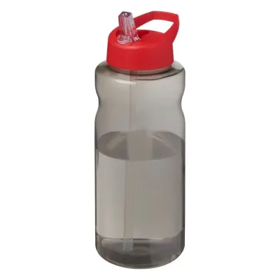 Bidón deportivo con tapa con boquilla de 1 litro Plástico PCR, Plástico PP Plástico SAN Plástico PE - Jade