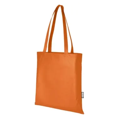 Bolsa Tote para congresos en non woven reciclado GRS de 6 l Poliéster reciclado con certificado GRS, 80 g/m2 - Yoca