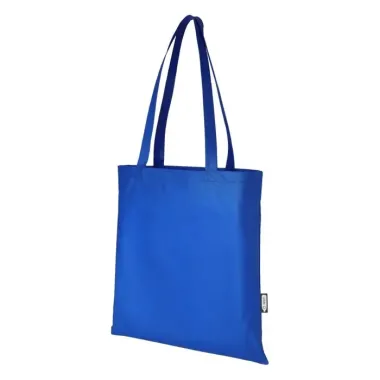 Bolsa Tote para congresos en non woven reciclado GRS de 6 l Poliéster reciclado con certificado GRS, 80 g/m2 - Yoca