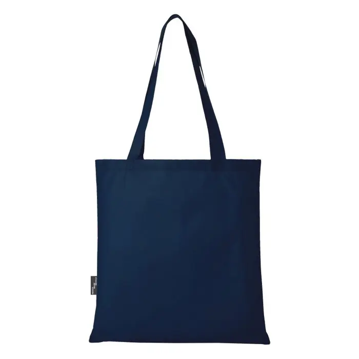 Bolsa Tote para congresos en non woven reciclado GRS de 6 l Poliéster reciclado con certificado GRS, 80 g/m2 - Yoca miniatura 4