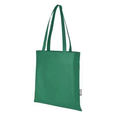 Bolsa Tote para congresos en non woven reciclado GRS de 6 l Poliéster reciclado con certificado GRS, 80 g/m2 - Yoca