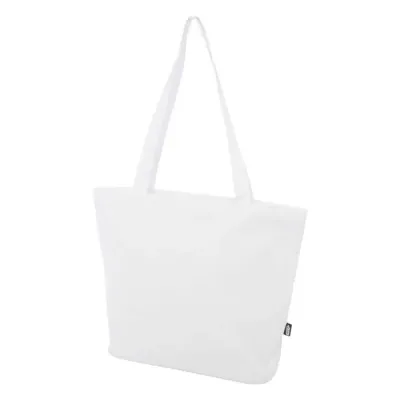 Bolsa Tote con cremallera de material reciclado GRS de 20 l 600D Poliéster reciclado con certificado GRS - Nujo