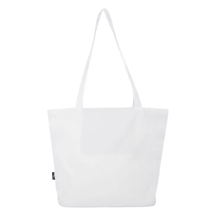 Bolsa Tote con cremallera de material reciclado GRS de 20 l 600D Poliéster reciclado con certificado GRS - Nujo miniatura 4