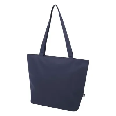Bolsa Tote con cremallera de material reciclado GRS de 20 l 600D Poliéster reciclado con certificado GRS - Nujo