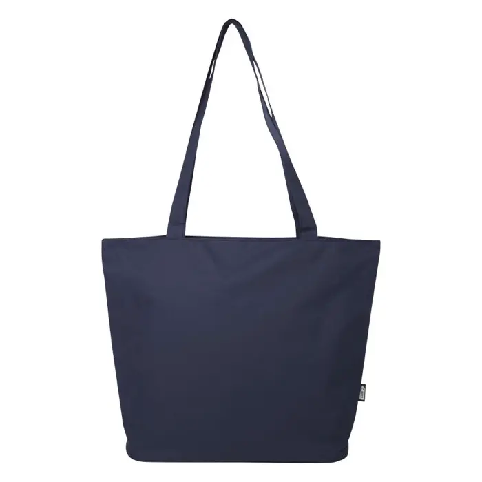 Bolsa Tote con cremallera de material reciclado GRS de 20 l 600D Poliéster reciclado con certificado GRS - Nujo miniatura 2