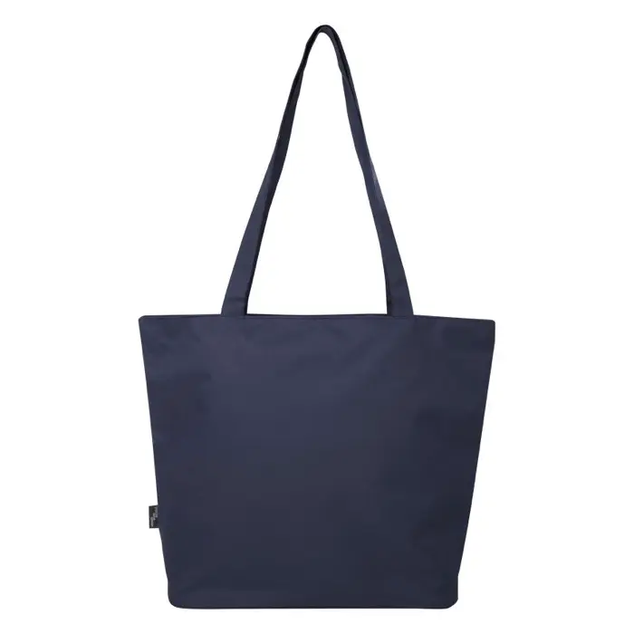 Bolsa Tote con cremallera de material reciclado GRS de 20 l 600D Poliéster reciclado con certificado GRS - Nujo miniatura 4