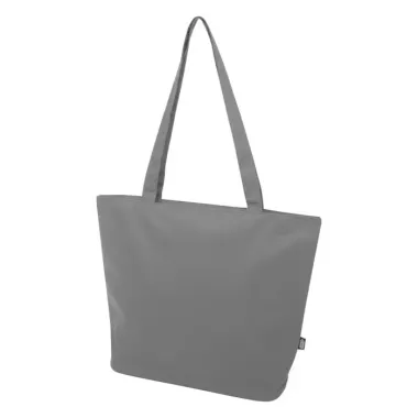 Bolsa Tote con cremallera de material reciclado GRS de 20 l 600D Poliéster reciclado con certificado GRS - Nujo