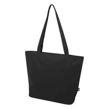 Bolsa Tote con cremallera de material reciclado GRS de 20 l 600D Poliéster reciclado con certificado GRS - Nujo
