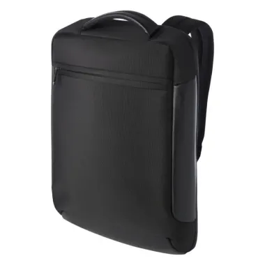 Mochila para portátil compacta de material reciclado GRS de 15,6" y 12 l 900D Poliéster reciclado con certificado GRS - Kifi