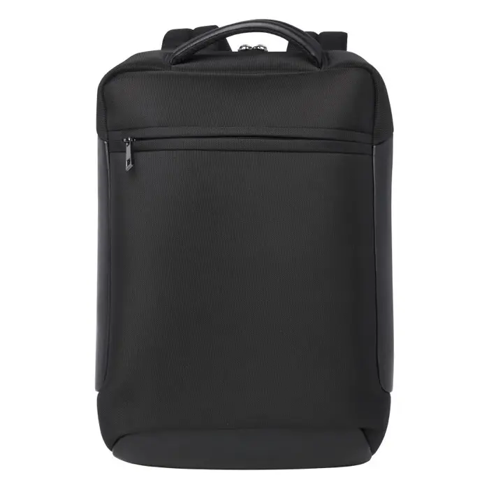 Mochila para portátil compacta de material reciclado GRS de 15,6" y 12 l 900D Poliéster reciclado con certificado GRS - Kifi miniatura 2