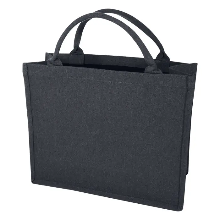 Bolsa Tote cuadrada de 500 g/m² con material reciclado Aware™ 70% Algodón reciclado, 30% Poliéster reciclado, 500 g/m2 - Pobe miniatura 1