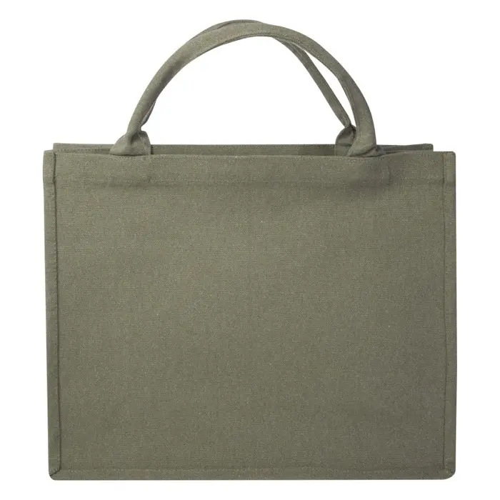 Bolsa Tote cuadrada de 500 g/m² con material reciclado Aware™ 70% Algodón reciclado, 30% Poliéster reciclado, 500 g/m2 - Pobe miniatura 5