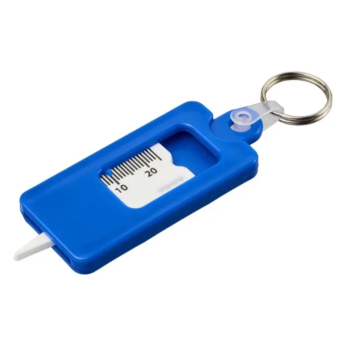 Llavero-comprobador del dibujo del neumático Plástico HIPS reciclado, Metal - Fojo miniatura 1