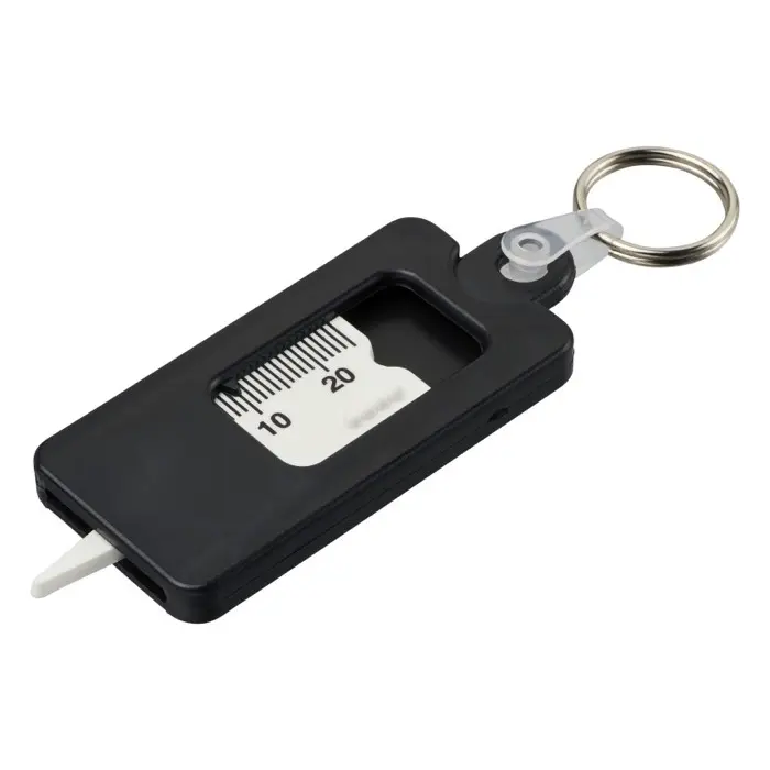 Llavero-comprobador del dibujo del neumático Plástico HIPS reciclado, Metal - Fojo miniatura 1