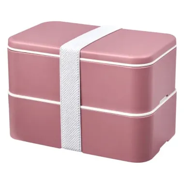 Fiambrera de doble capa Plástico PP Bioplástico de caña de azúcar - Moqa