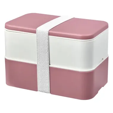 Fiambrera de doble capa Plástico PP Bioplástico de caña de azúcar - Moqa