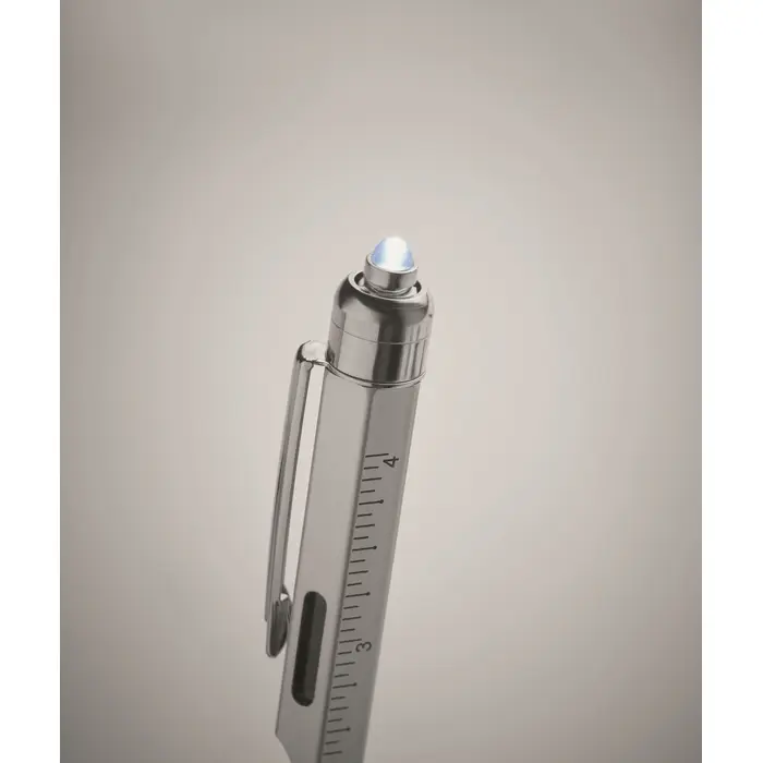 Bolígrafo nivel y regla Acero Inoxidable - Yaxe miniatura 4