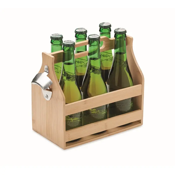 Caja de bambú para 6 cervezas Bambú - Jiki miniatura 2