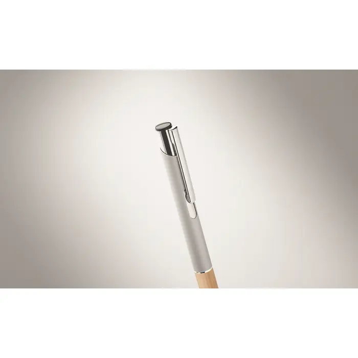 Bolígrafo aluminio con bambú Aluminio - Webe miniatura 2