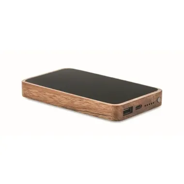 Cargador 15W y power bank 4000 Madera - Zimo