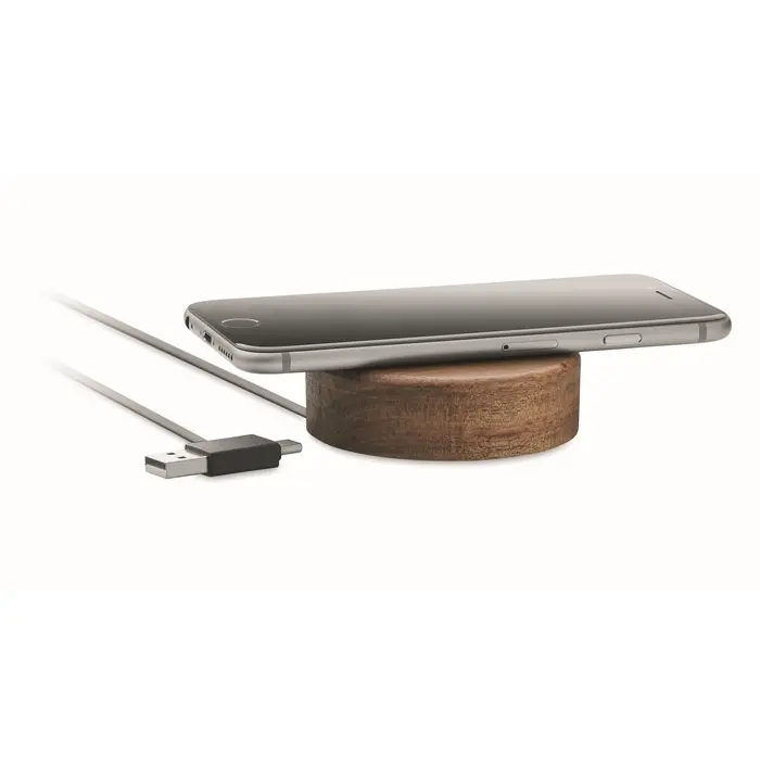 Cargador inalámbrico madera Madera - Lezo miniatura 3