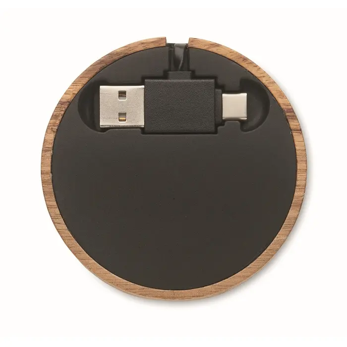Cargador inalámbrico madera Madera - Lezo miniatura 6