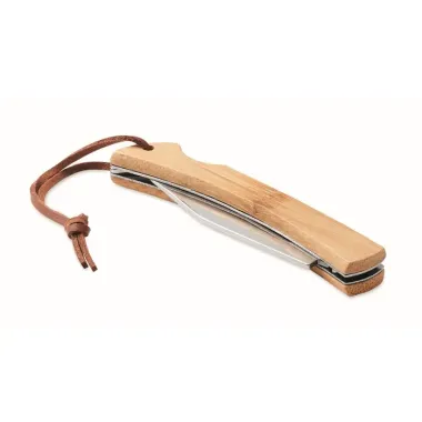 Cuchillo plegable de bambú Multimaterial - Gari