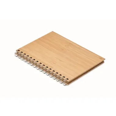 Libreta A5 de bambú anillas Bambú - Bocu