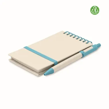 Libreta de cartón reciclado A6 Papel - Qewi