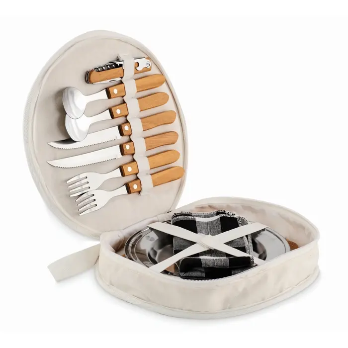 Set picnic 2 personas en bolsa Algodón - Hebe miniatura 2