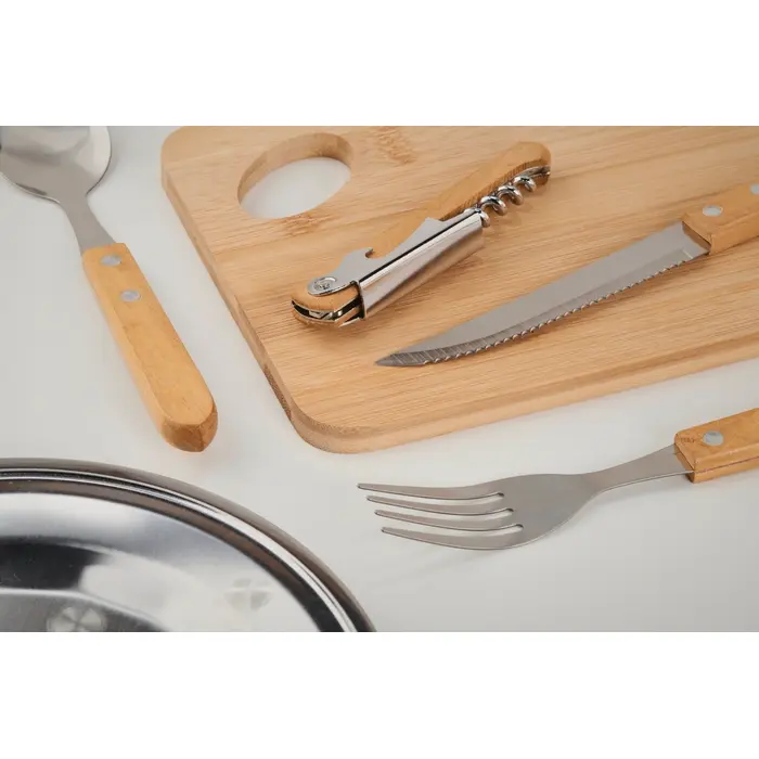 Set picnic 2 personas en bolsa Algodón - Hebe miniatura 3