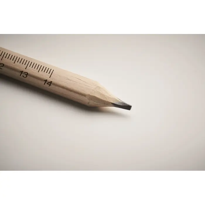 Lapiz de carpintero con regla Madera - Boqi miniatura 4