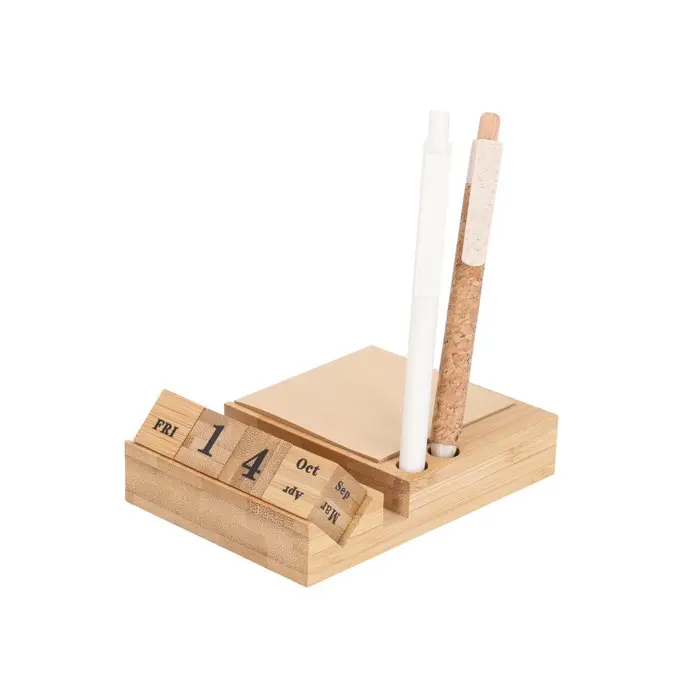 Portanotas Calendario Perpetuo Bambú - Urog miniatura 2