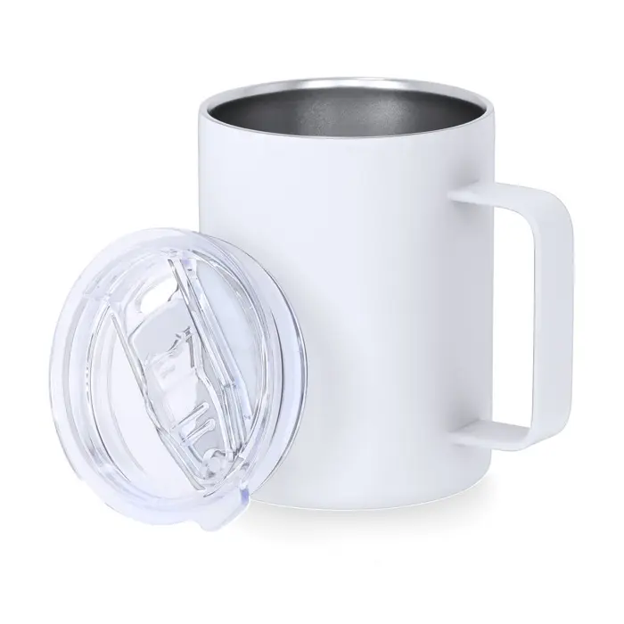 Taza Térmica Acero Inox. Acabado Caucho - Ujla miniatura 2