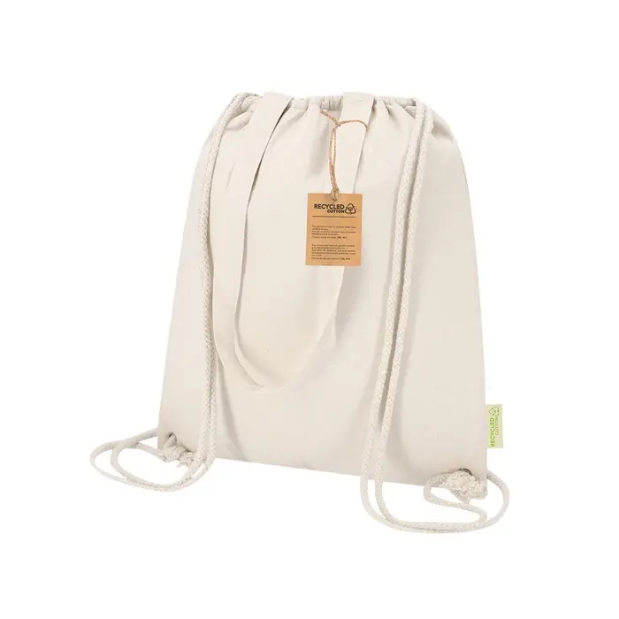 Bolsa Mochila Nevera Algodón Reciclado 140 g/ m2/ Aluminio - Wuto miniatura 2