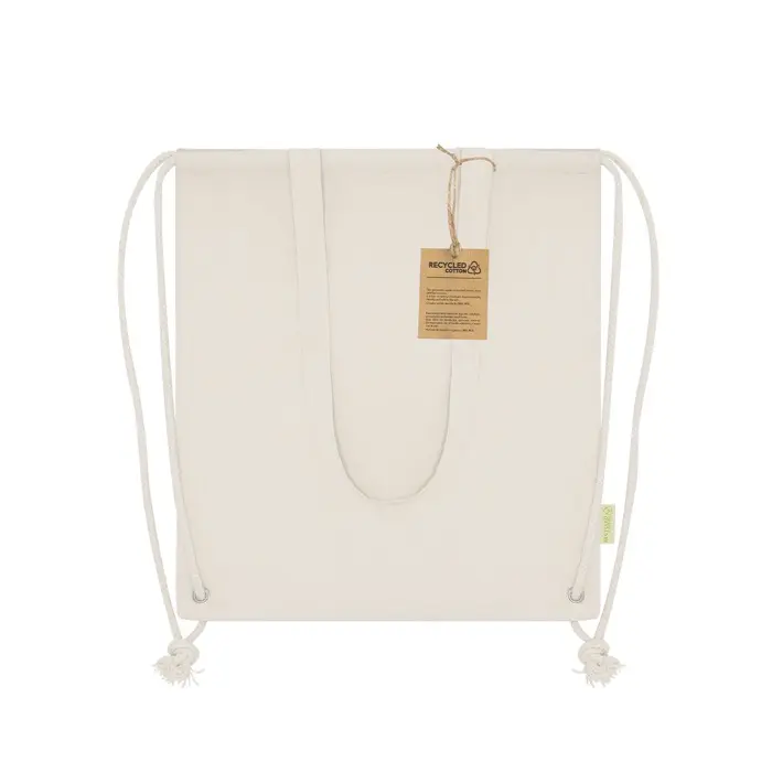 Bolsa Mochila Nevera Algodón Reciclado 140 g/ m2/ Aluminio - Wuto miniatura 4