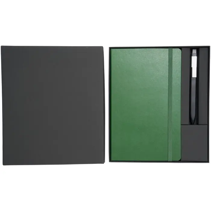 Set de regalo con libreta y bolígrafo Cartón, Papel, Plástico ABS - Alce miniatura 3