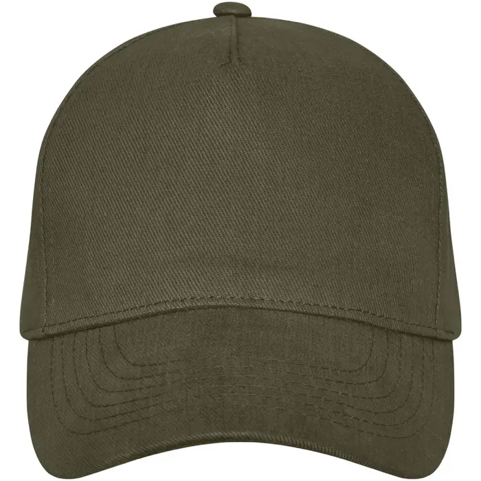 Gorra de 5 paneles Sarga gruesa de algodón cepillado Algodón, 260 g/m2 - Fipo miniatura 2
