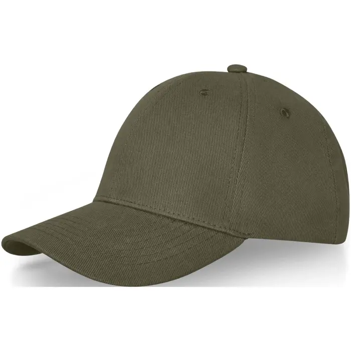 Gorra de 6 paneles Sarga gruesa de algodón cepillado Algodón, 260 g/m2 - Cene miniatura 1