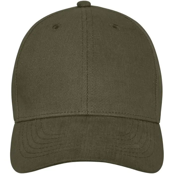 Gorra de 6 paneles Sarga gruesa de algodón cepillado Algodón, 260 g/m2 - Cene miniatura 2
