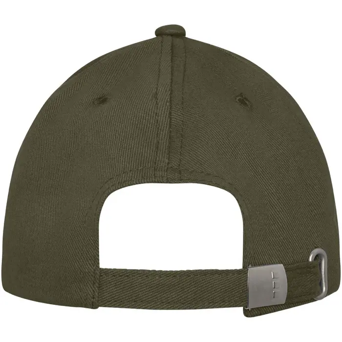 Gorra de 6 paneles Sarga gruesa de algodón cepillado Algodón, 260 g/m2 - Cene miniatura 3