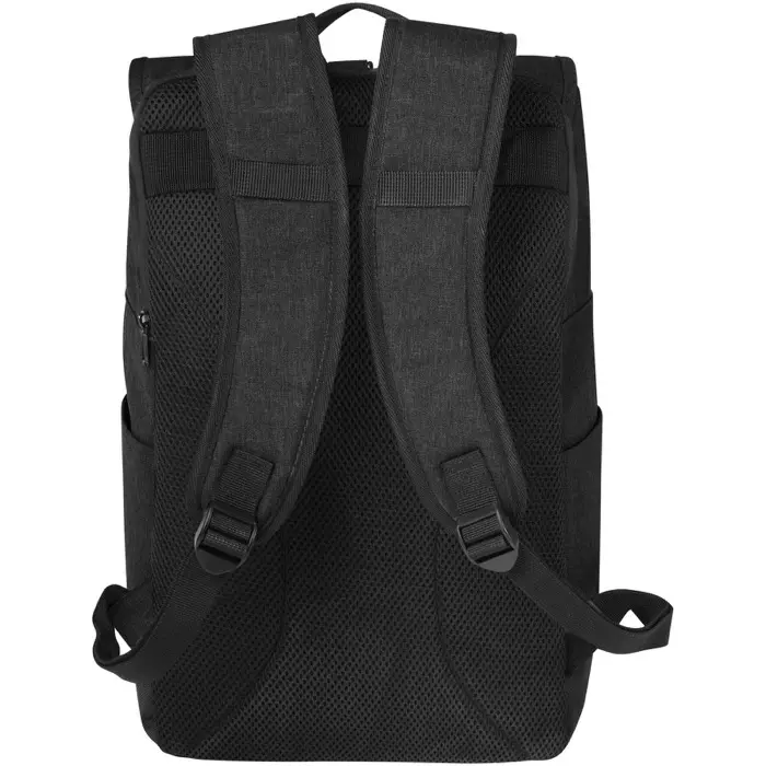 Mochila para portátil de 15,6" reciclada GRS con cierre superior 12L Poliéster, 300D Polyester - Seam miniatura 3