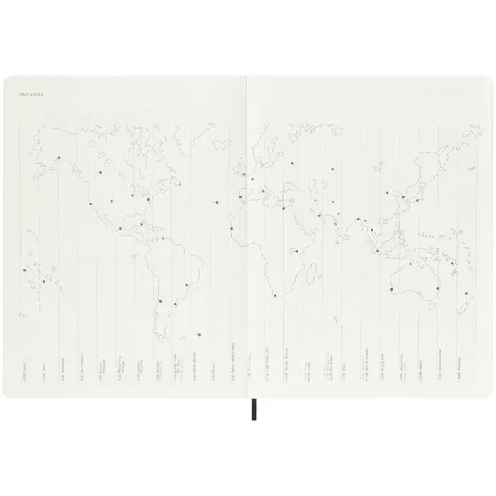 Libreta XL con tapa blanda de 12 meses Papel de cuero artificial - Izel miniatura 6