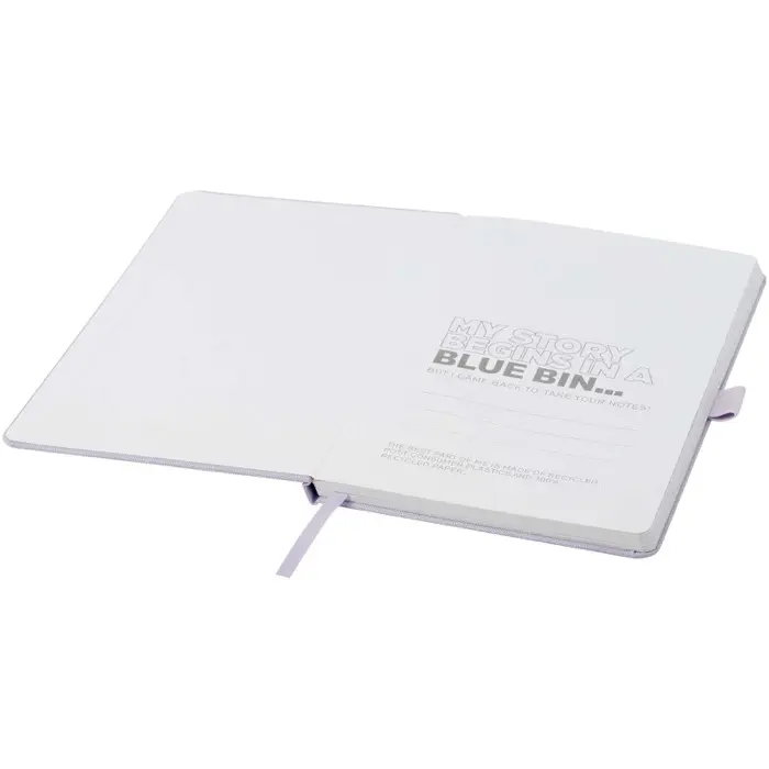 Libreta de papel reciclado A5 con tapa de PET reciclado Plástico PET reciclado - Fera miniatura 5